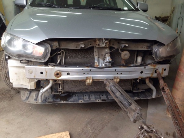 Кузовной ремонт Mitsubishi Lancer X 2013 – 02
