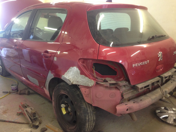 Кузовной ремонт Peugeot 307 1 – 07