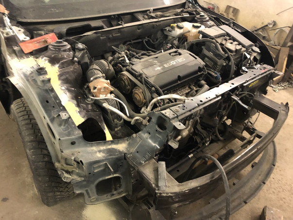 Кузовной ремонт Chevrolet Cruze Hatchback 2019 – 38