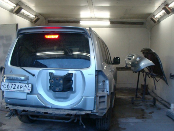 Кузовной ремонт Mitsubishi Pajero 2007 – 13