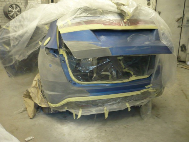 Кузовной ремонт Honda Civic 5D 2010 – 03
