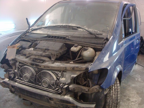 Кузовной ремонт Mercedes-Benz Viano 2002 – 16