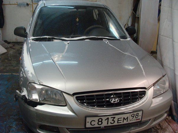 Кузовной ремонт Hyundai Accent 2005 – 02