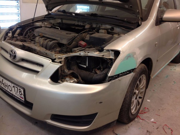 Кузовной ремонт Toyota Corolla Hatchback 2007 – 11