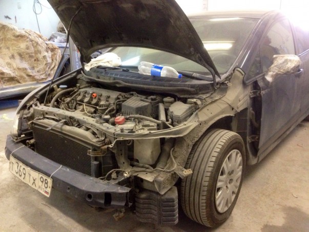 Кузовной ремонт Honda Civic 4d 2010 – 06