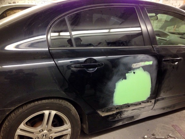 Кузовной ремонт Honda Civic 4D 2012 – 02