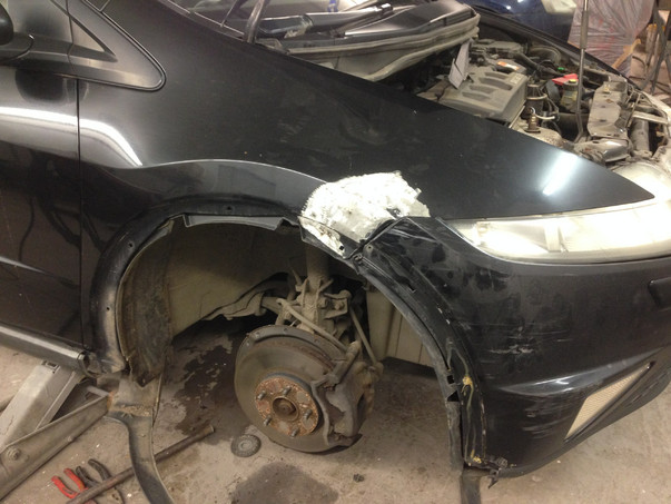 Кузовной ремонт Honda Civic 5D 2013 – 06