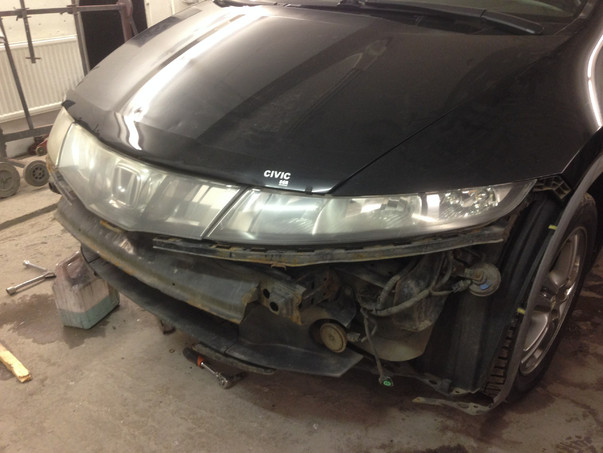 Кузовной ремонт Honda Civic 5D 2013 – 11