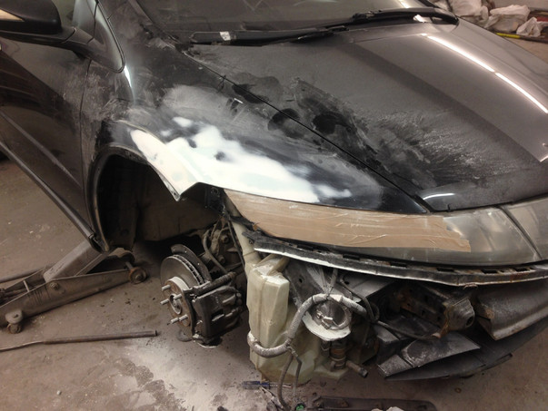 Кузовной ремонт Honda Civic 5D 2013 – 19