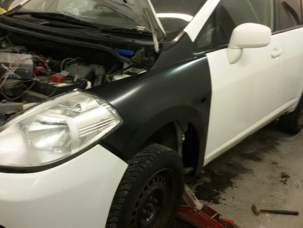 Кузовной ремонт Nissan Tiida 2008 – 17