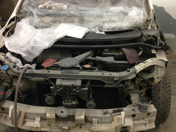 Кузовной ремонт Nissan Tiida 2008 – 38