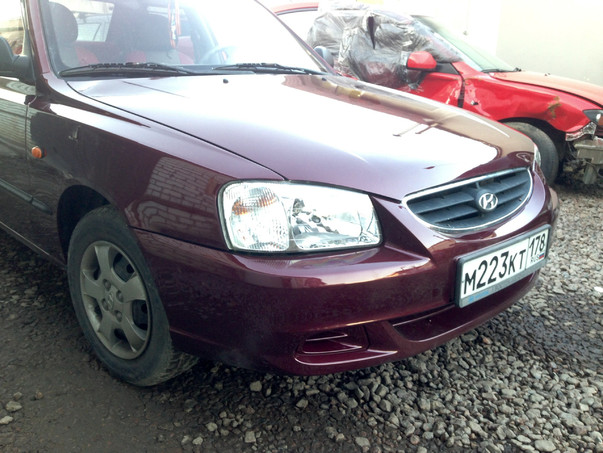 Кузовной ремонт Hyundai Accent 2003 – 13