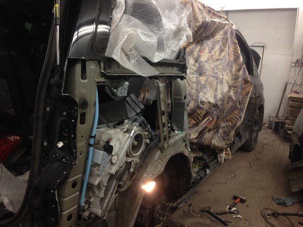 Кузовной ремонт Toyota Alphard 2018 – 21
