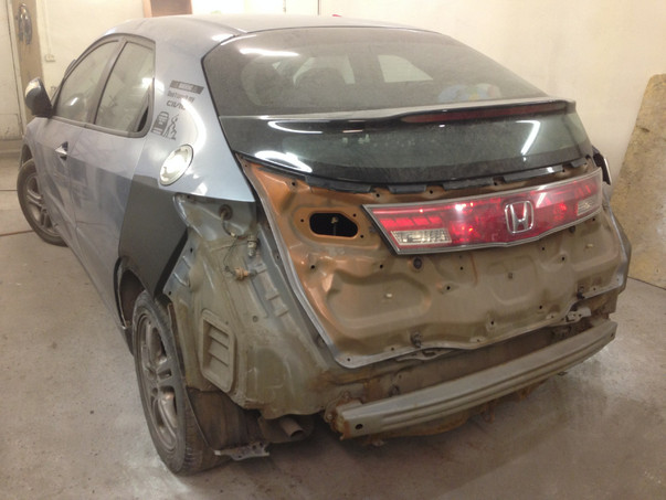 Кузовной ремонт Honda Civic 5D 2015 – 21