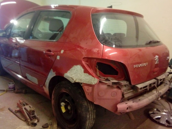 Кузовной ремонт Peugeot 307 1 – 11