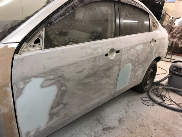 Кузовной ремонт Nissan Almera 2017 – 19