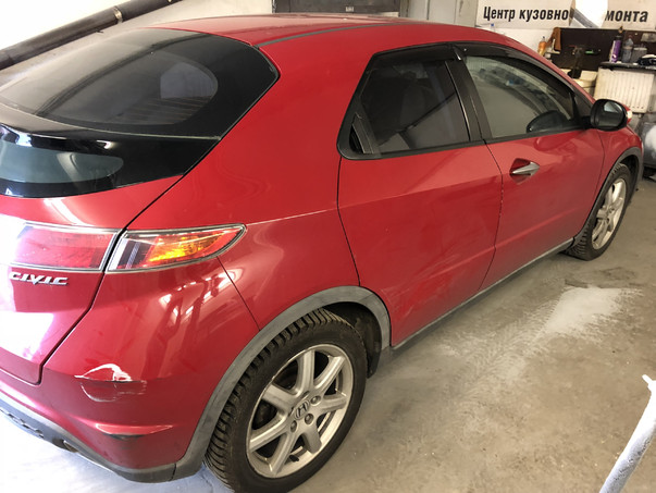 Кузовной ремонт Honda Civic 5D 2018 – 05