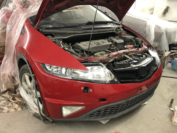 Кузовной ремонт Honda Civic 5D 2018 – 10