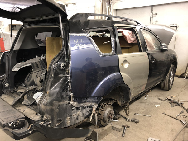 Кузовной ремонт Mitsubishi Outlander 2018 – 19