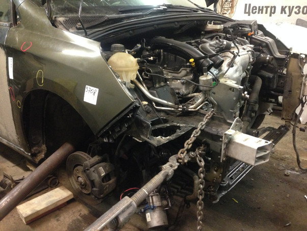 Кузовной ремонт Citroen C4 2013 – 17
