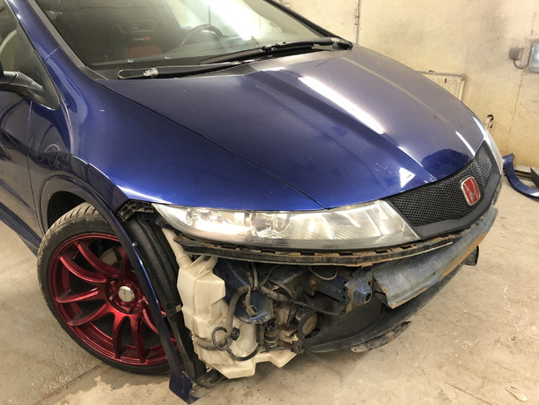 Кузовной ремонт Honda Civic Type R – 01