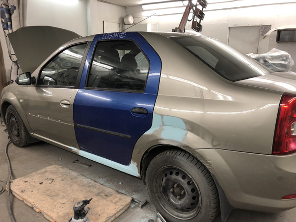 Кузовной ремонт Renault Logan II 2014 – 15