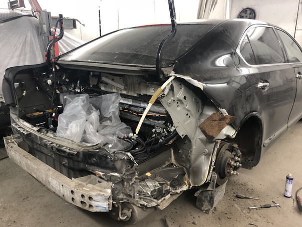 Кузовной ремонт Lexus LS 600h – 08
