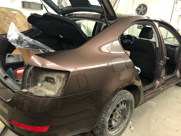 Кузовной ремонт Skoda Octavia 2018 – 29
