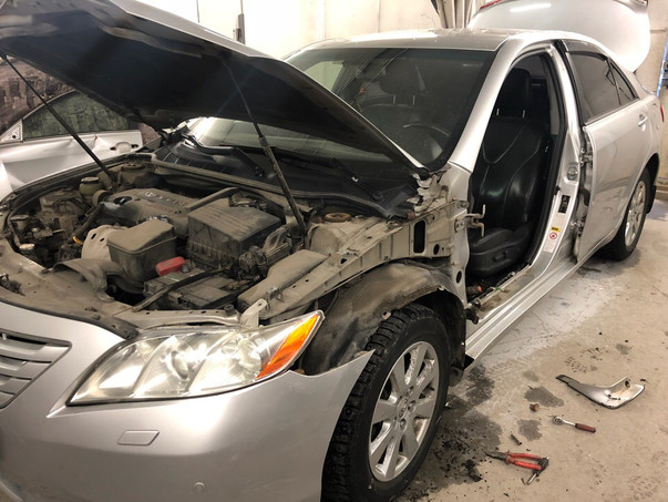 Кузовной ремонт Toyota Camry 2018 – 12