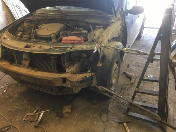 Кузовной ремонт Renault Logan Life 2018 – 02