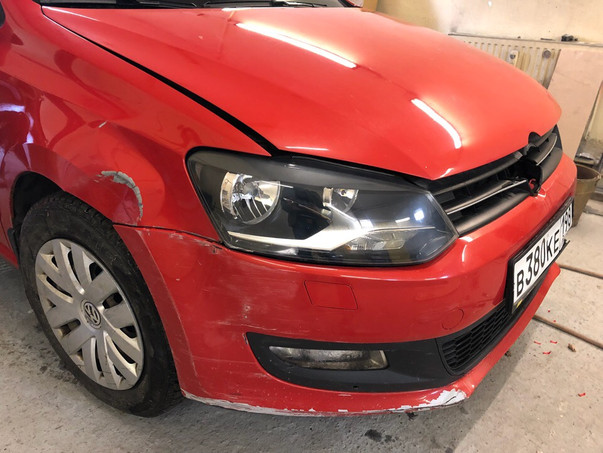Кузовной ремонт Volkswagen Polo Sedan 2019 – 02