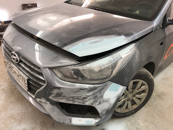 Кузовной ремонт Hyundai Solaris 1.6 2019 – 07