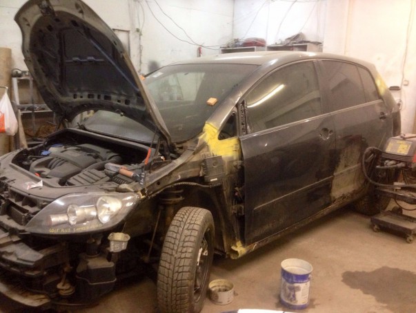 Кузовной ремонт Opel Astra GTC 2012 – 13