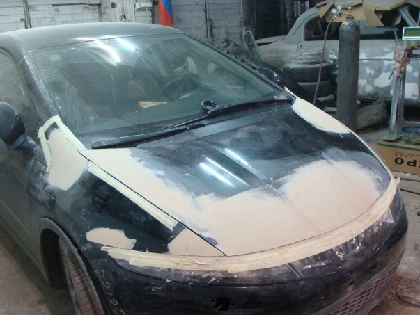 Кузовной ремонт Honda Civic 5D 2008 – 14