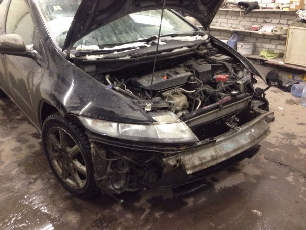 Кузовной ремонт Honda Civic 5D 2012 – 02
