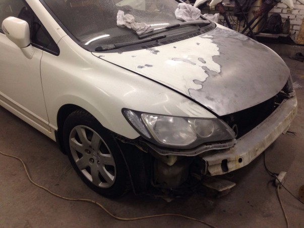 Кузовной ремонт Honda Civic 4D 2013 – 16