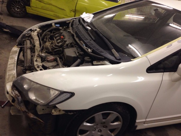 Кузовной ремонт Honda Civic 4D 2013 – 21