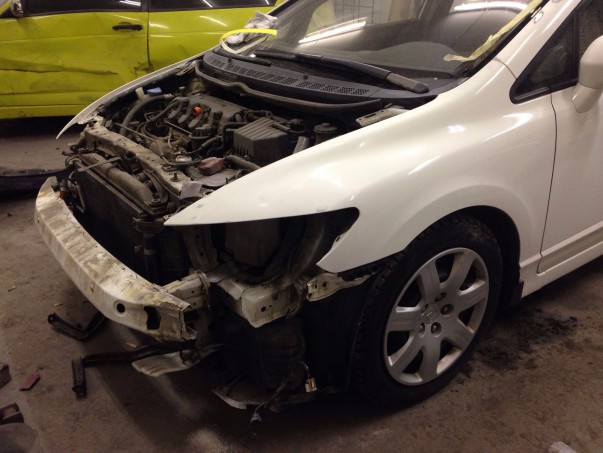 Кузовной ремонт Honda Civic 4D 2013 – 23