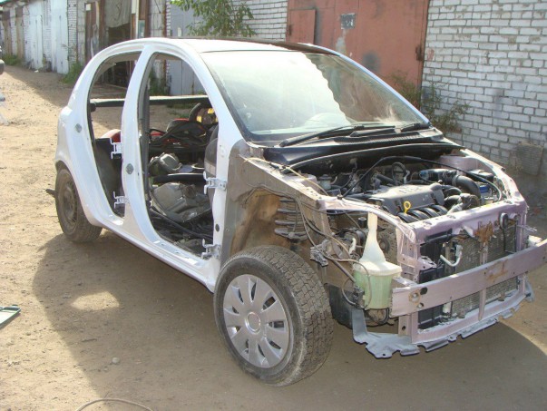 Кузовной ремонт Toyota Vitz 4WD – 45